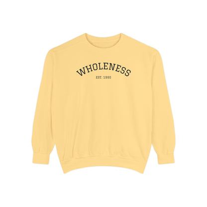 Wholeness Sweatshirt — Minimal Arch Logo Crewneck