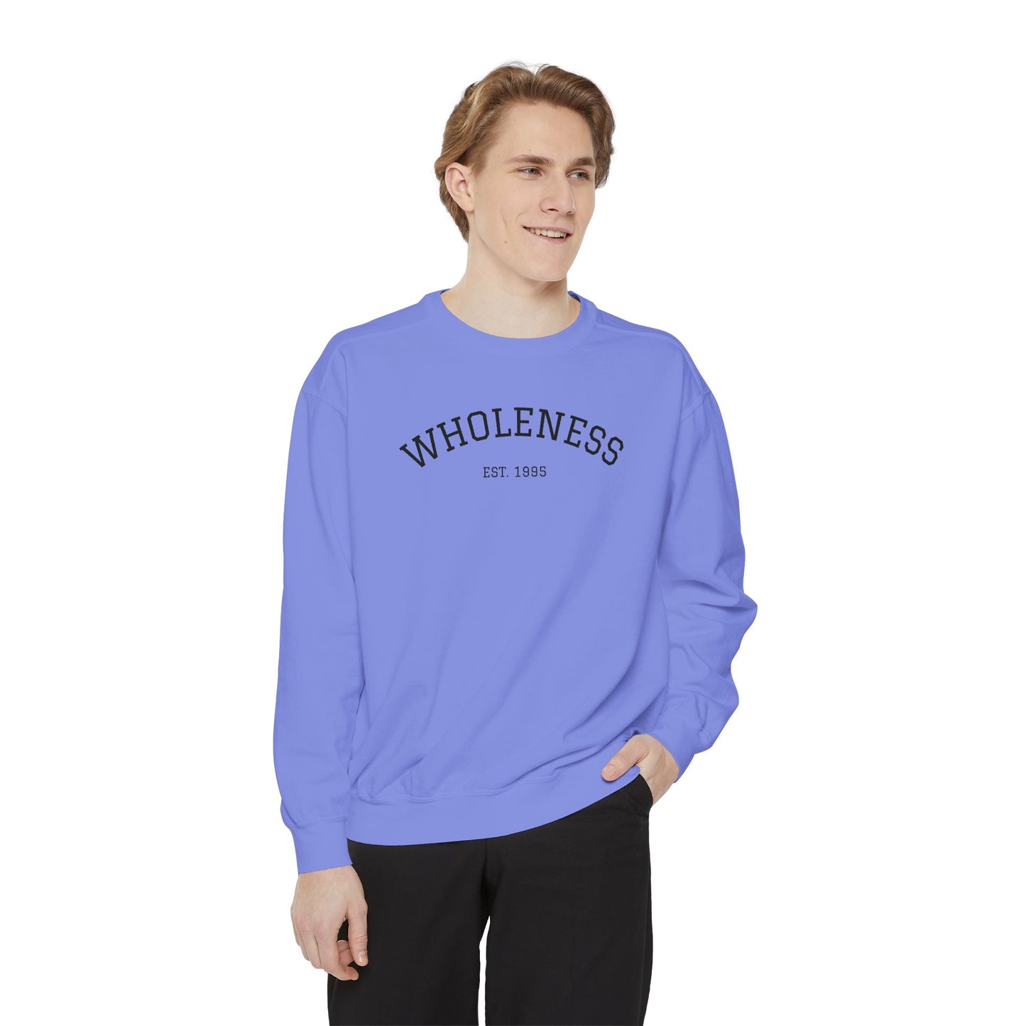 Wholeness Sweatshirt — Minimal Arch Logo Crewneck