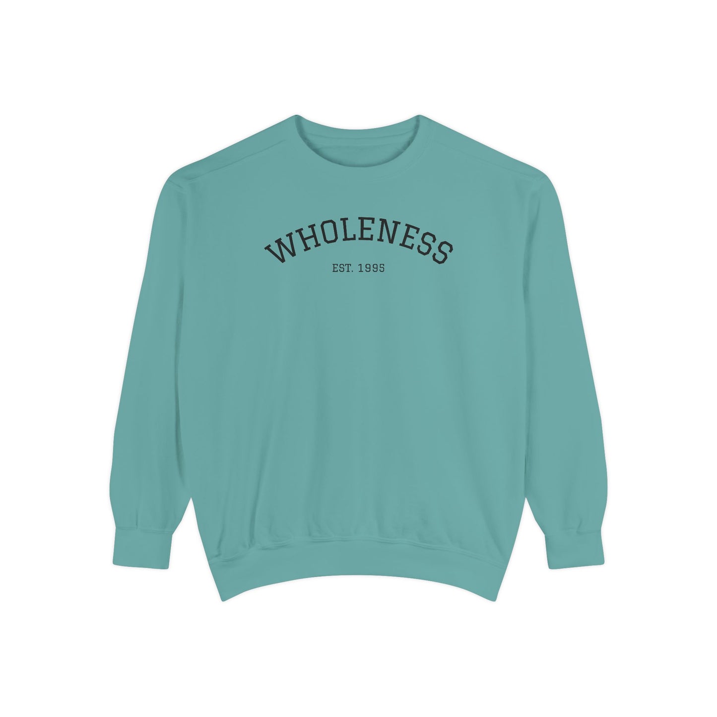 Wholeness Sweatshirt — Minimal Arch Logo Crewneck
