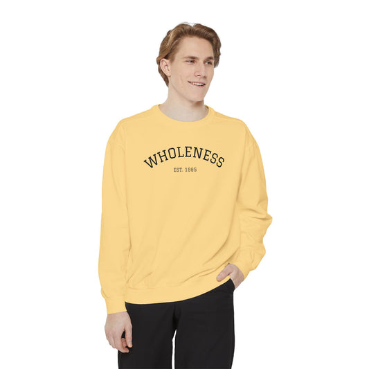 Wholeness Sweatshirt — Minimal Arch Logo Crewneck