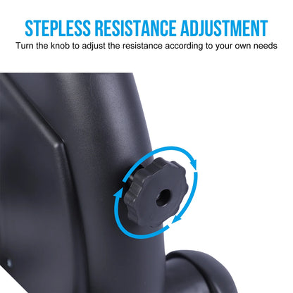 Mini Indoor Pedal Exerciser Cycle Bike Leg Arm Desk W/Lcd Display Fitness Portable Pedal Stationary Bike Home Exercise Black